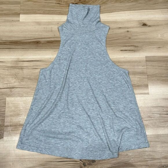 Free People Topanga Sleeveless Turtleneck Tank Grey Women’s XS - Picture 3 of 5